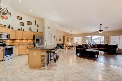 Kitchen and Family Room