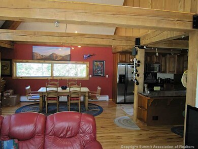 Living Room. Dining room opens into the large livi