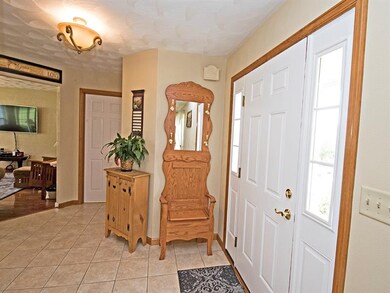 Ceramic tile entry, French ivory palette, and the 