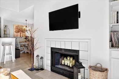 Wood Burning Fireplace