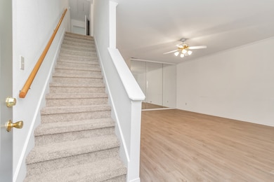 Stairs to the second floor