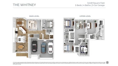 THE WHITNEY virtual floor plan. Finishes to vary.