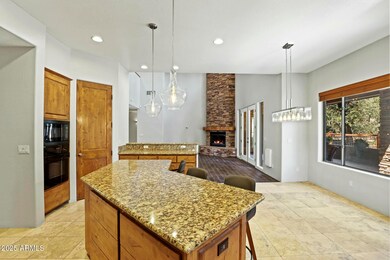 kitchen open to greenroom