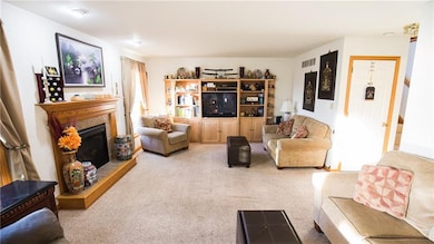 Great space for the family to congregate! The door