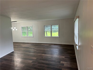 From the front door looking into the living room