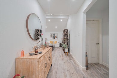 Warm inviting entrance.