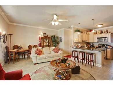 Photo. Another view of the living/family room show
