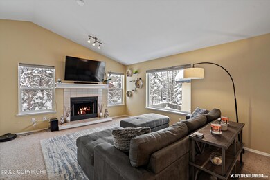 Upstairs living