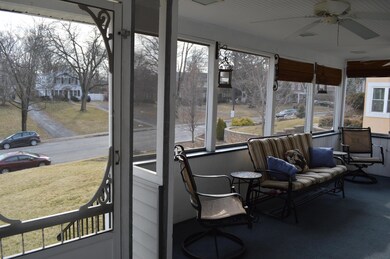 Screened in front porch