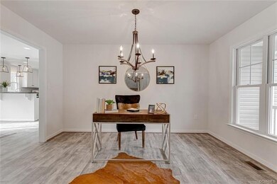 Dining Room or Flex Space has Large Windows Adding