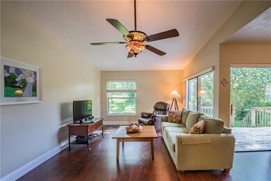 Living Room with Access to Rear Deck