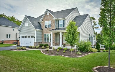 Beautifully landscaped to provide ultimate curb ap