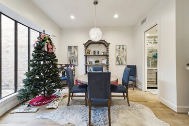  The living room to the left of the entry has view