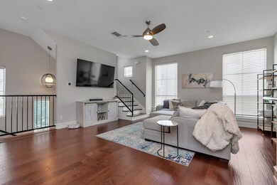 There is room for more furniture in this space.