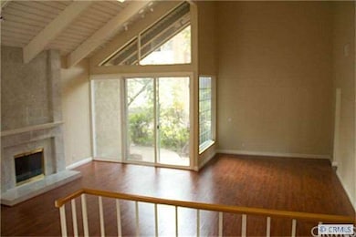 The Living Room / Guest Area with Fireplace.