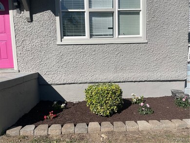 New bed, freshly mulched, flowers + plants-