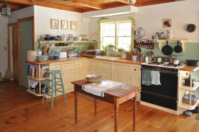Custom Kitchen with maple counter tops.