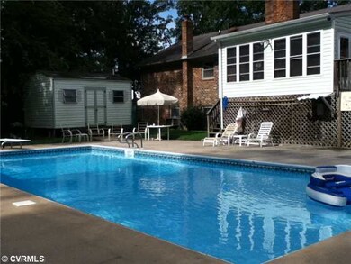 Pool - With view of the pool house that has full b