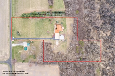6 acres with walking trails
