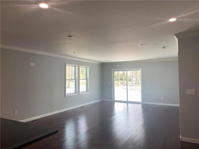 Dining &. Living room with slider door to a 10x12