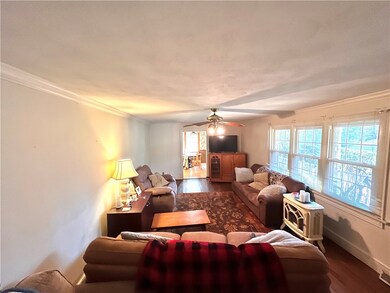 Large living room, looking toward kitchen