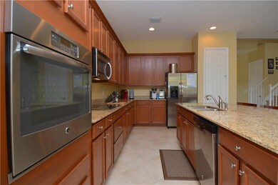Open concept kitchen is perfect for entertaining