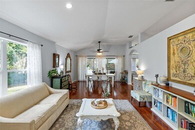 Living room to dining room