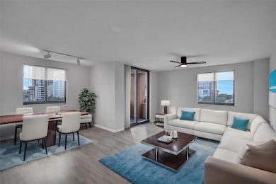 Virtually Staged Living Room