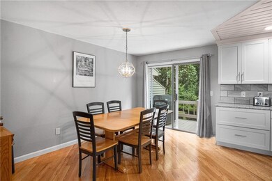 Spacious dining area opened to the kitchen