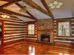 LOVE THE STONE FIREPLACE