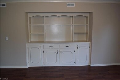 Built-ins in living room