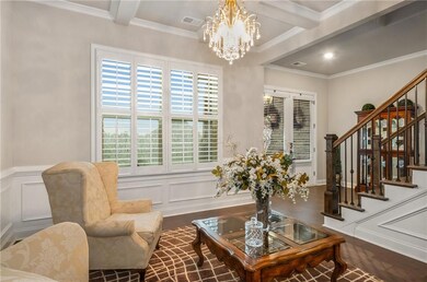 set up as a sitting room