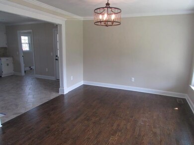 Another view of Dining Room - notice the enlarged entrance into Kitchen