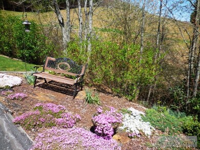 Front Yard: Easy care lawn with nice flowers and p