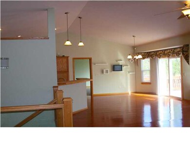 Alternate view from living room to dining area