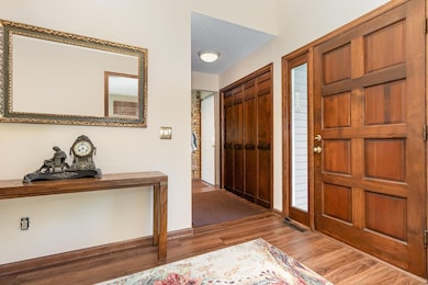 Large foyer for greeting guests