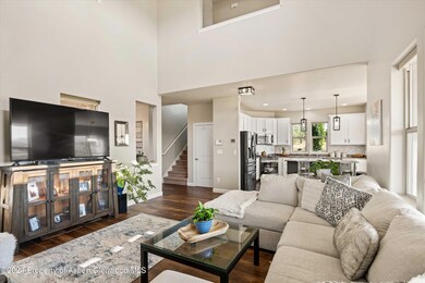 kitchen and living room