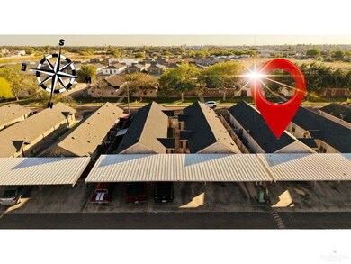 Aerial view of residential area