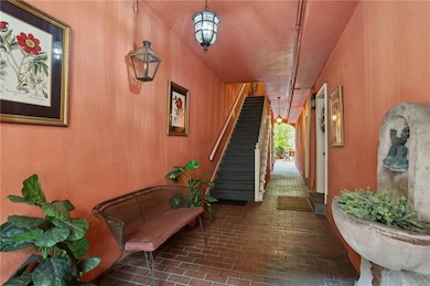 Open-Air Entry Hall to Building, 1st Floor