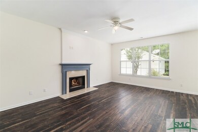 Family Room with Wood Burning Fireplace