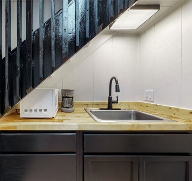 New butcher block countertops.