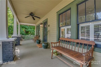 Inviting Covered Front Porch