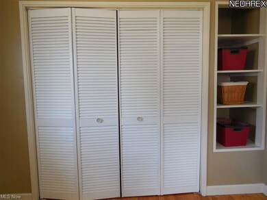 Master bedroom closet with built-ins