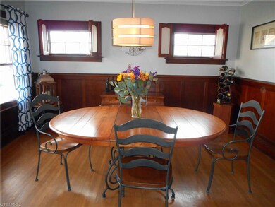 Dining Room with Elegant Wainscot