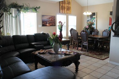 Living and dining area also shows doors going to o