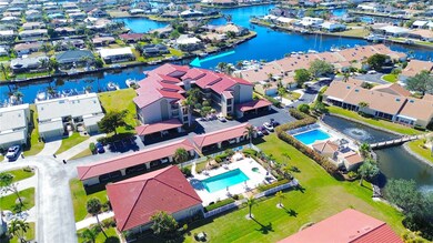 Covered parking and view of the amenities!