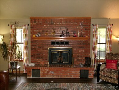 WOOD BURNING FIREPLACE