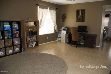 Formal dining, also tiled
