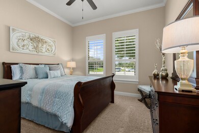 Guest bedroom down stairs with its own bathroom.