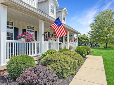 Landscaping surrounding Home